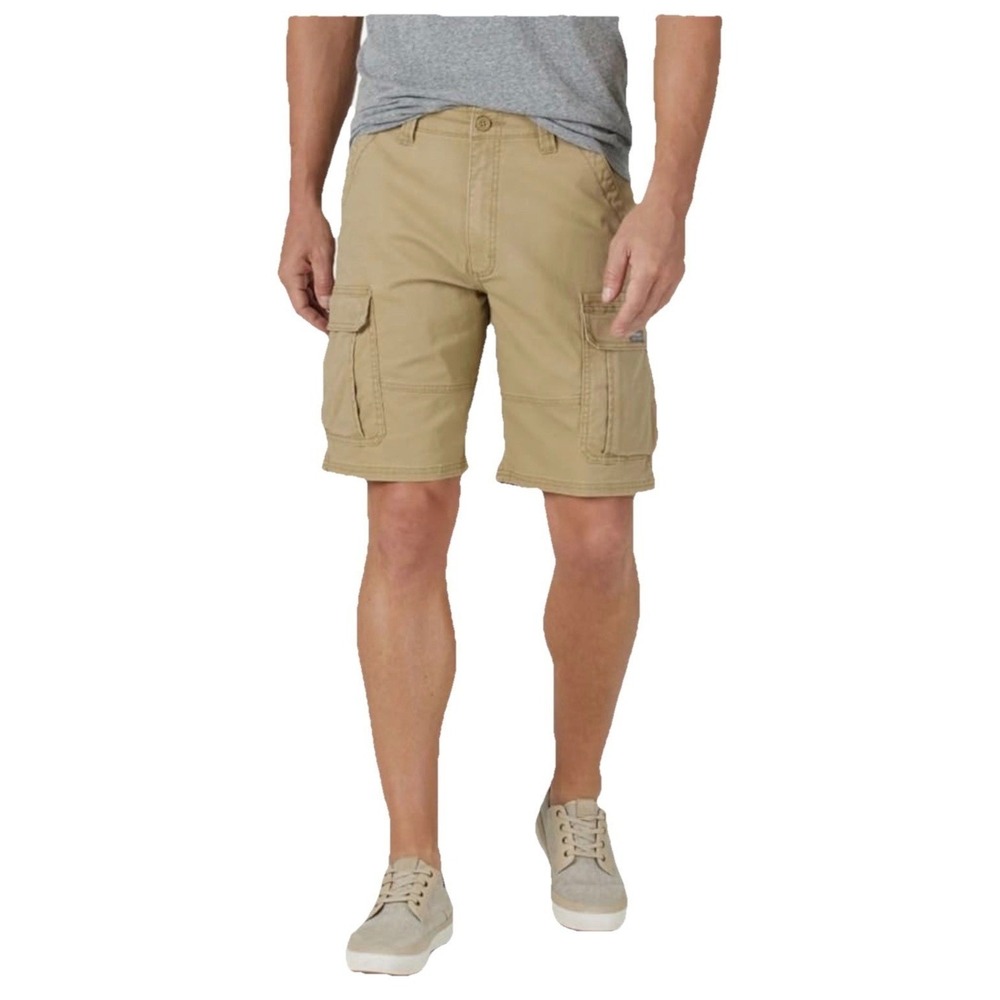 Wrangler Men's Jeans Co Elm Relaxed Fit Stretch Cargo Short Size 30 New